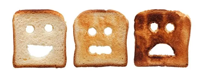 To avoid acrylamides, don't burn your toast