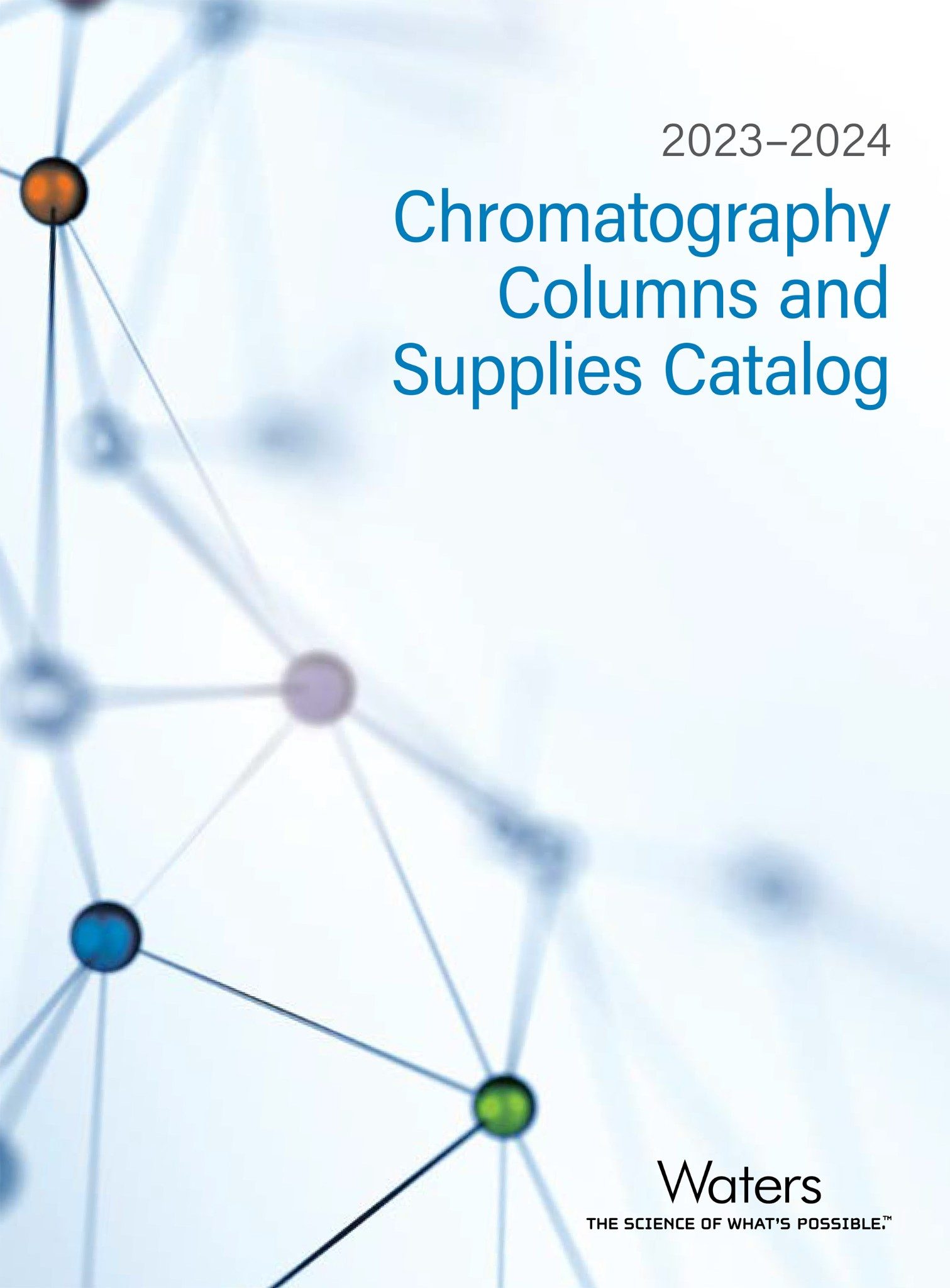 2023–2024 Chromatographiesäulen und Zubehör, Katalogtitelseite