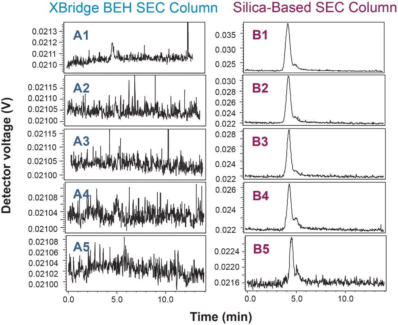 SEC-MALS baseline noise profiles 