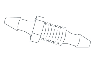 Line drawing of various service parts