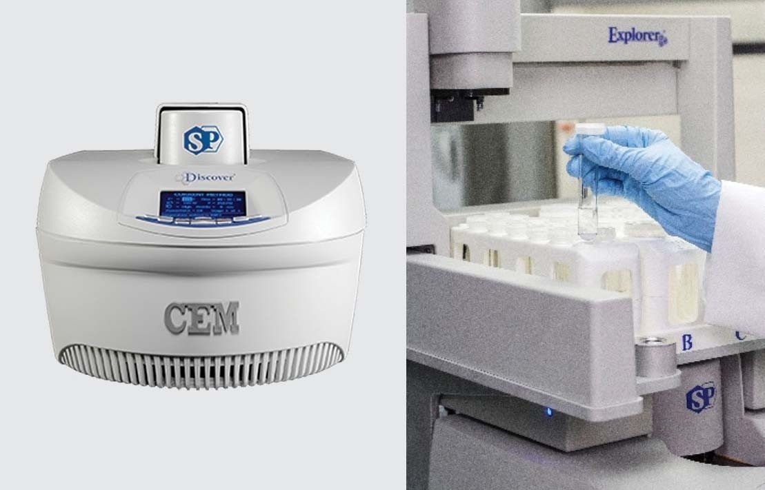 Figure 7. CEM Discover SP Microwave Reaction System with Explorer Automation.