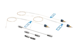 Las columnas de Waters para análisis de LC-MS de nanoescala a microescala están diseñadas para sistemas nano-UPLC de baja dispersión para el análisis de péptidos y proteínas.